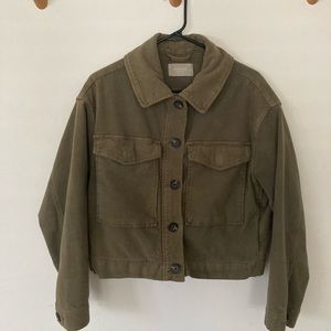 Everlane Cropped Cargo Jacket